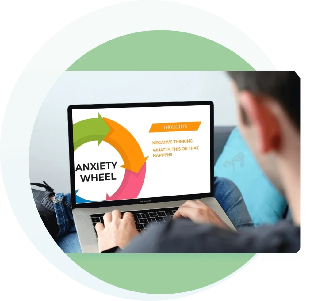 anxiety wheel circle